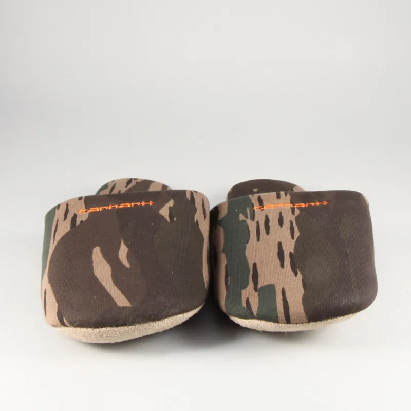 Carhartt WIP Script Embroidery Slippers - Camo Unite/Copperton-1